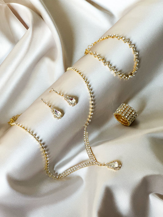 The Golden Glow Set | 4-Piece Timeless Jewelry Collection