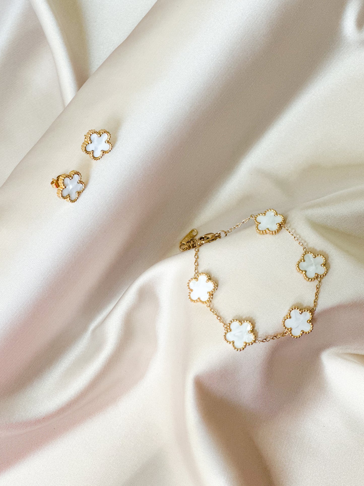 The Fleur Marbre Set | 3-Piece Artistic Jewelry Collection