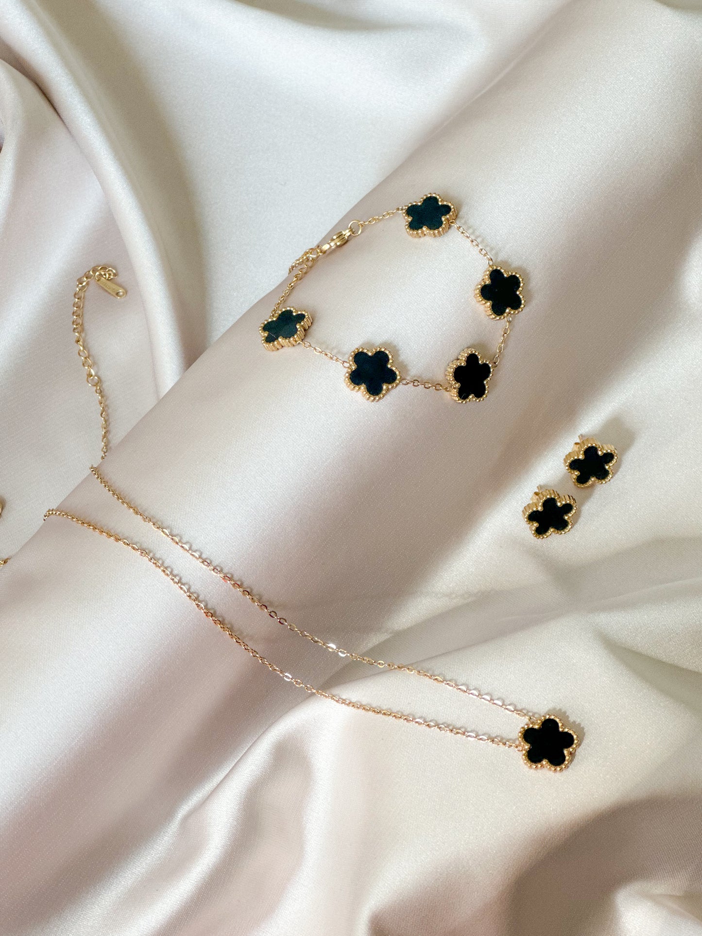 The Fleur Marbre Set | 3-Piece Artistic Jewelry Collection