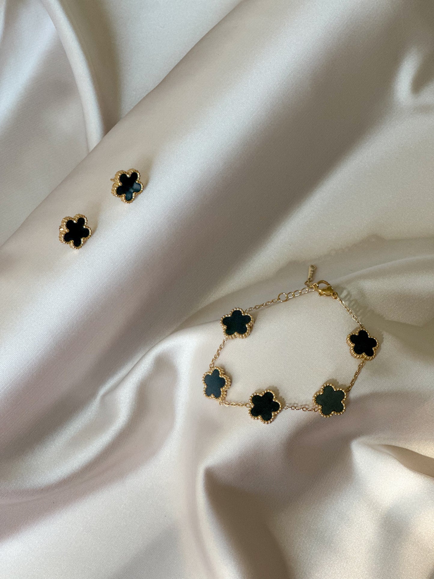 The Fleur Marbre Set | 3-Piece Artistic Jewelry Collection